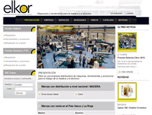 Tablet Screenshot of elkor.org